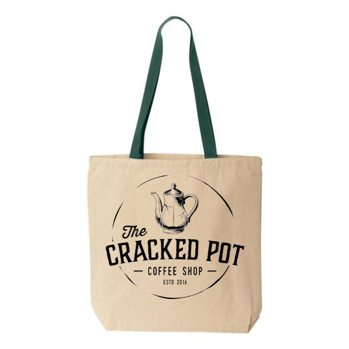 Cracked Pot Canvas Tote